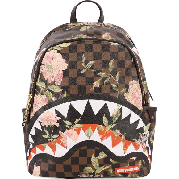 NWT Sprayground SHARKFLOWER SAVAGE BACKPACK - Picture 6 of 10